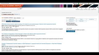 Gale Academic OneFile Advanced Search Tips