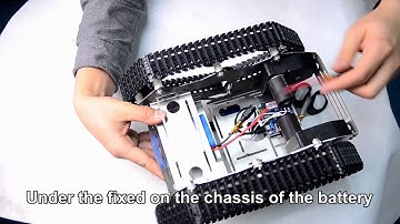 Xiao R Geek Robot Car Starter Kit Arduino mega 2560 Lesson 3: Battery installation