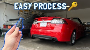 How to Program New Keys to a Saab 9-3!