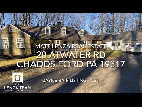 20 Atwater Rd, Chadds Ford, PA home video tour