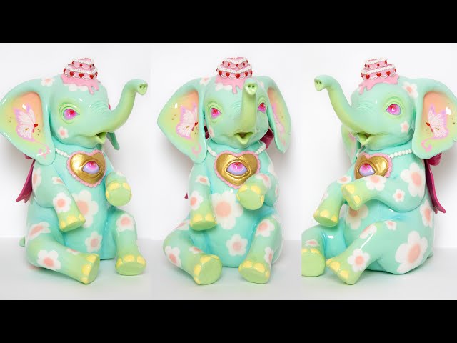 Sweet Summer Making Process | Elephant Clay Sculpture