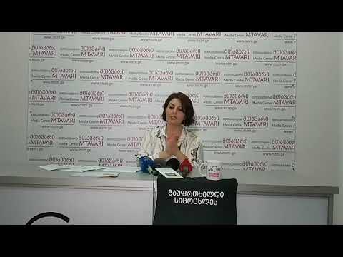 ენერგოომბუდსმენი სალომე ვარდიაშვილი „მედიაცენტრ მთავარში“