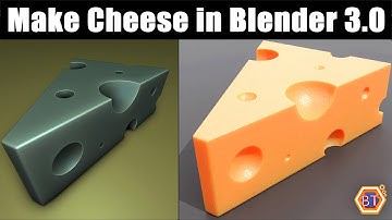 How to Make Cheese in Blender 3.0