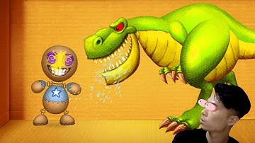 Crazy Buddy vs T-Rex | Kick The Buddy 2022 - Android Gameplay Walkthrough