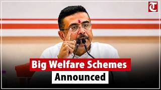 CM Suvendu highlights Annapurna, Ayushman and free bus schemes during press conference