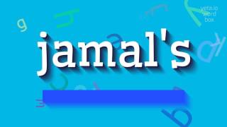 How to say "jamal's"! (High Quality Voices)