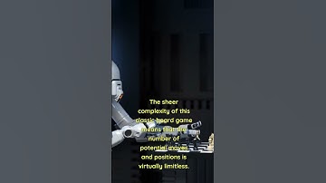 There are more possible iterations of a game of chess than there are atoms in the universe!