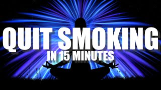 QUIT SMOKING in 45 Minutes - Stop Smoking Self Hypnosis Meditation (Quit Now Session)
