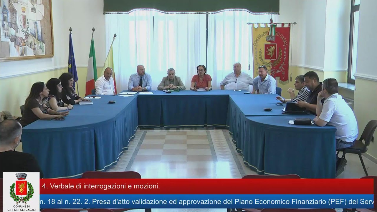 Consiglio Comunale del Comune di Giffoni Sei Casali