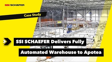 SSI SCHAEFER Delivers Fully Automated Warehouse to Apotea in Varberg, Sweden