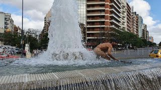 Un hombre fue detenido por bañarse desnudo en La Fuente del Perdón - Noticias de Córdoba