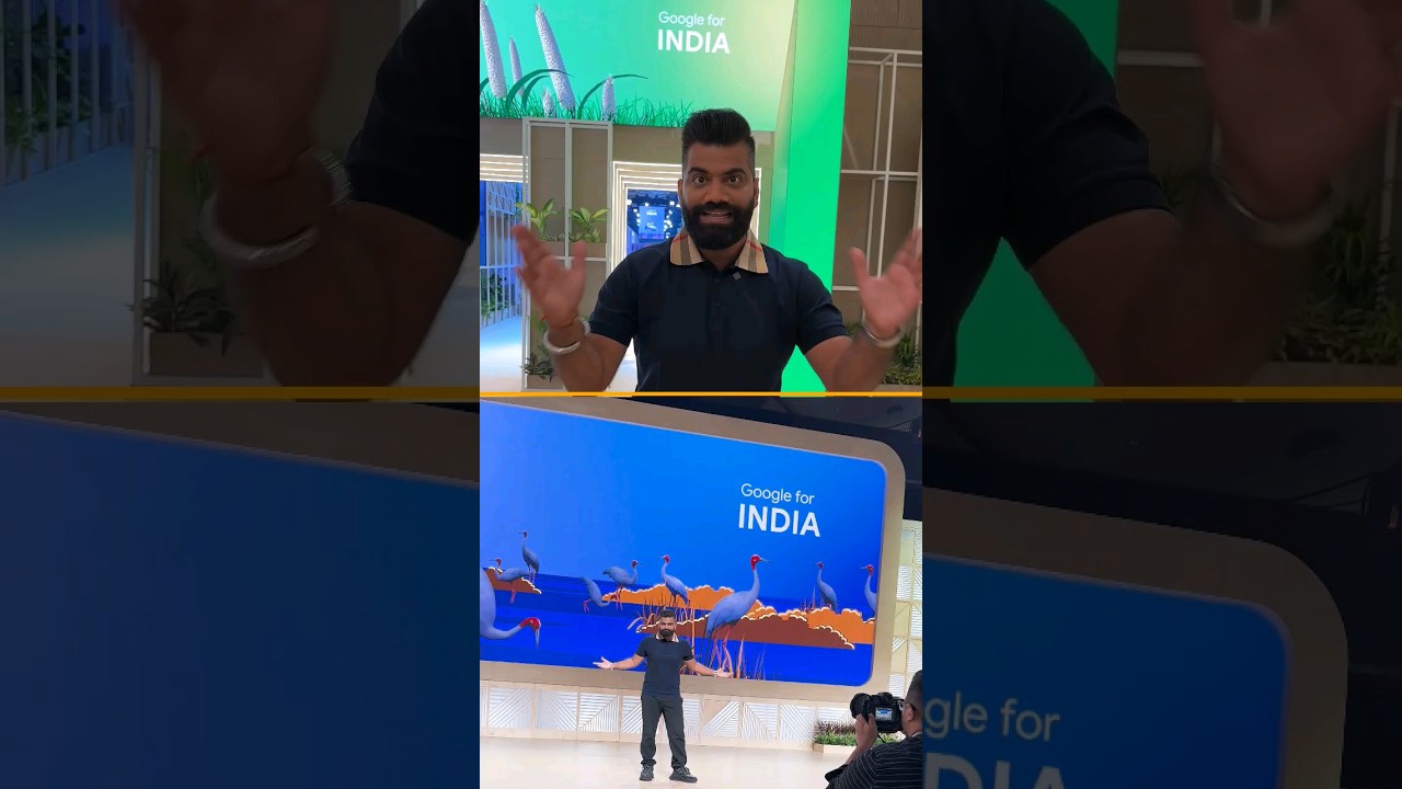 #GoogleForIndia 2023 Exclusive Behind The Scenes..#TGFamily #shorts ???