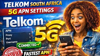 Telkom South Africa 5G APN Settings – The Secret to Faster Mobile Internet! 🚀💣