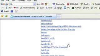 Tour of Gale Reference Library