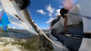 Flipping and Sinking a Flying Scott Sailboat