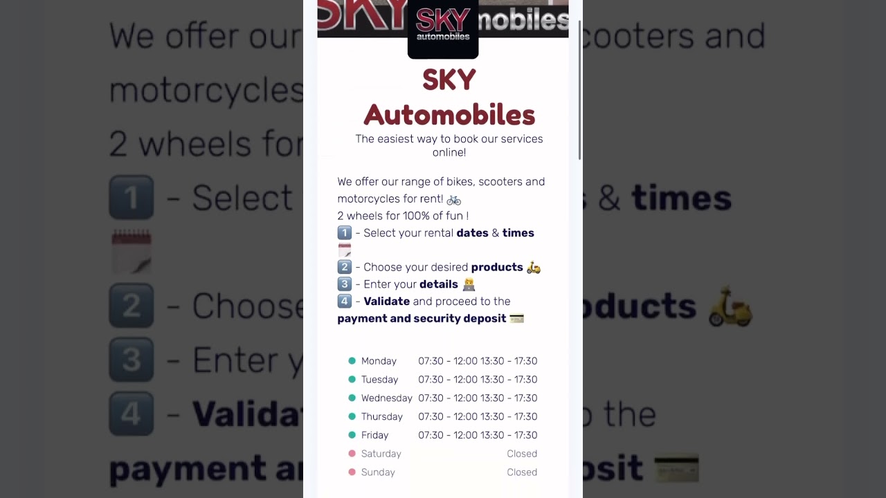 Nouveau système de réservation de location