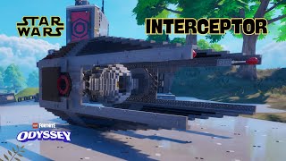 🚀💥 ¡TIE Interceptor de la Primera Orden en LEGO Fortnite! 🔧🛠️