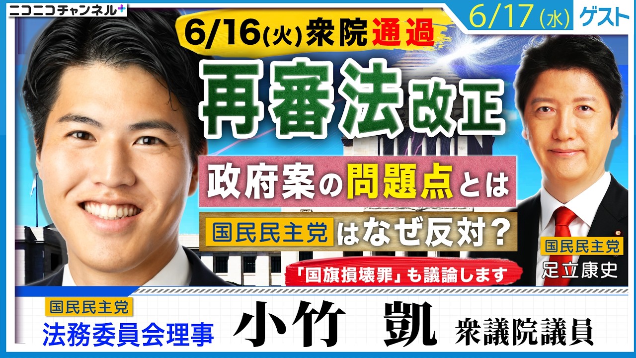 6/16衆院通過見通し「再審法改正案」国民民主党はなぜ反対？政府案の問題点を解説