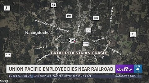 Union Pacific employee dies near railroad in Nacogdoches