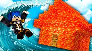 Minecraft ITA - CASA DI LAVA VS TSUNAMI!