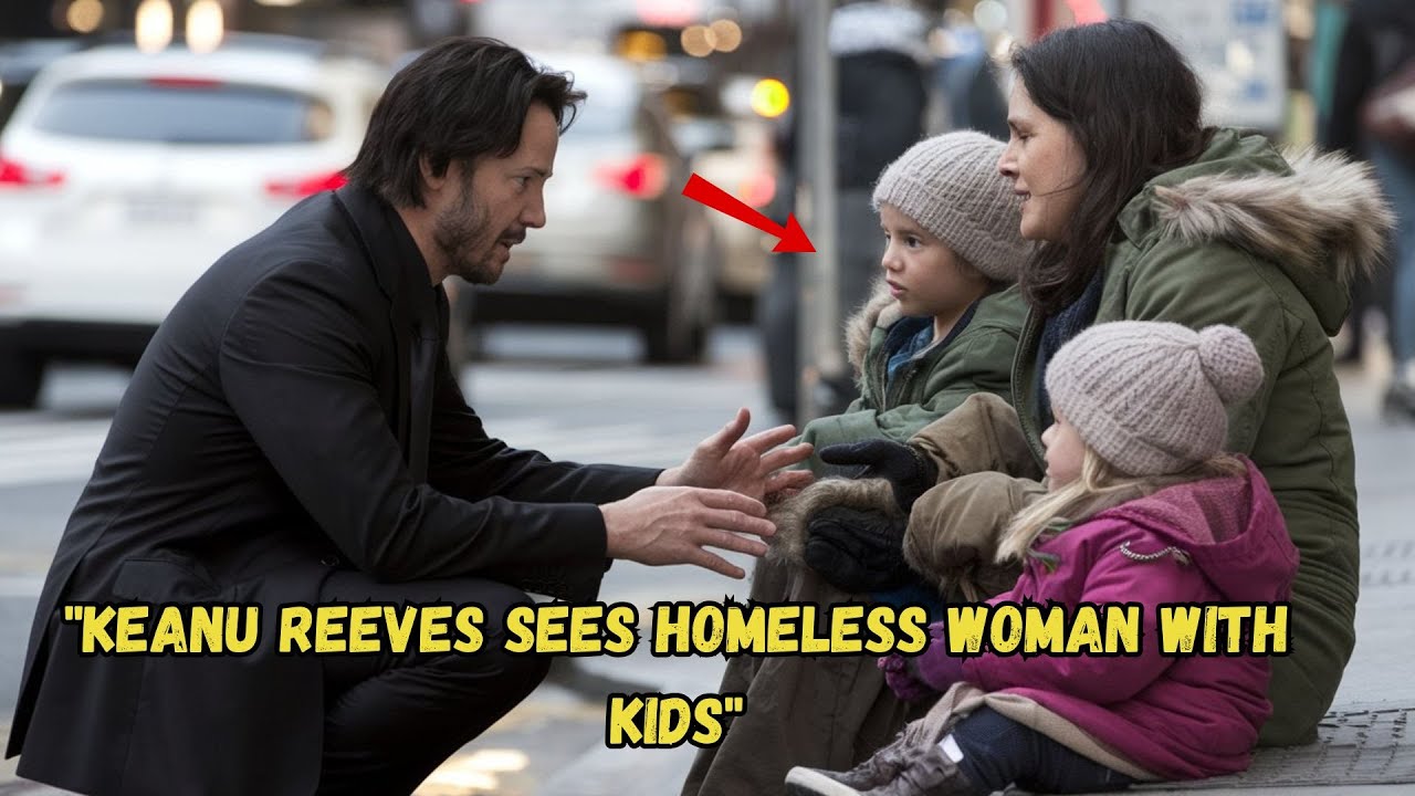 Keanu Reeves Sees Homeless Woman With Kids — What He Did Next Shocked  Everyone - YouTube