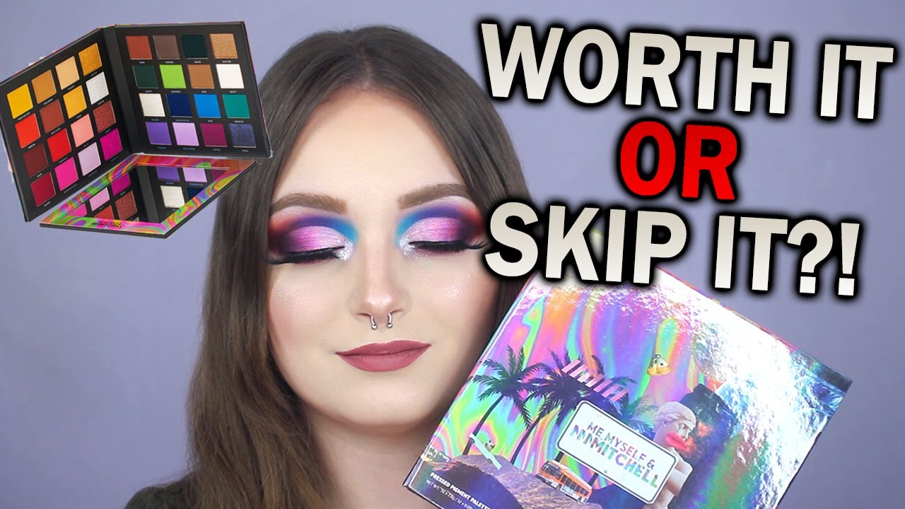 Actually Worth The Hype?? ME MYSELF AND MMMMITCHELL X BEAUTY BAY PALETTE REVIEW AND TUTORIAL