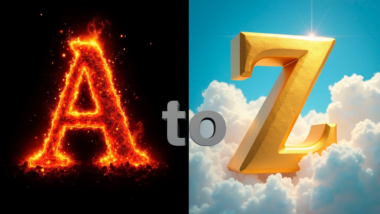 A to Z Alphabet Adventure in 4K