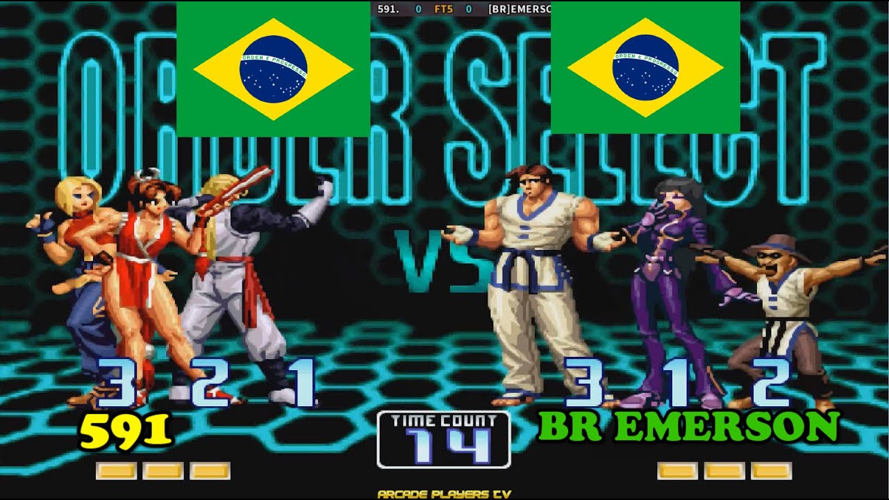The King of Fighters 2002 ➤ 591 (Brazil) vs BR EMERSON (Brazil) kof2002