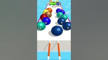 AZ Run - 2048 ABC Runner ! Walkthrough Level 52 #shorts