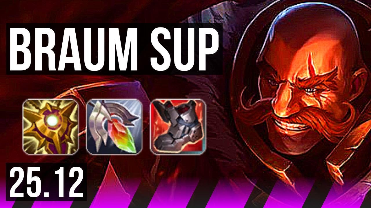 BRAUM & Syndra vs THRESH & Jinx (SUP) | EUW Master | 25.12