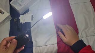 Reading Lamp that clips on pages! Unboxing (Read Description)