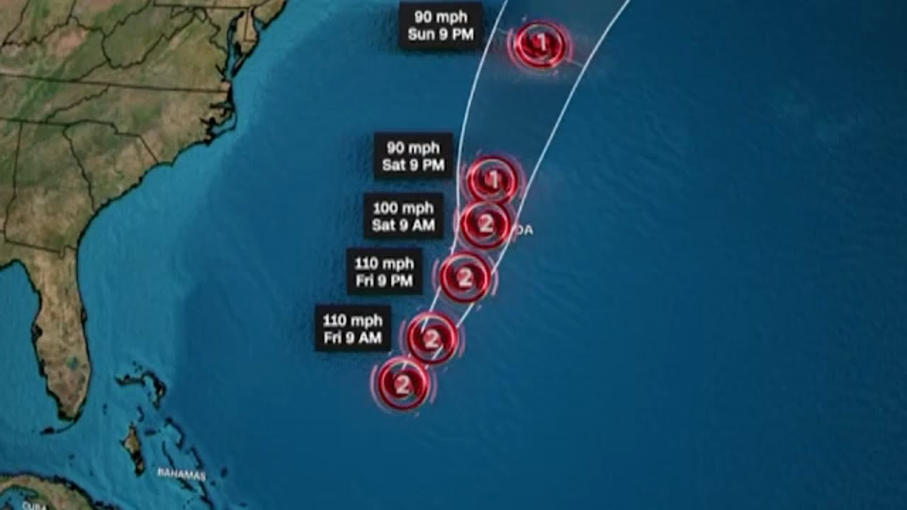 Rip current concerns increase as Hurricane Ernesto barrels toward ...