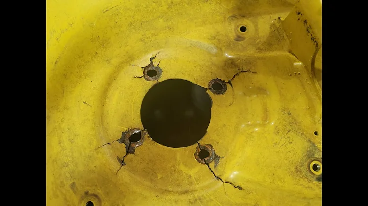 John Deere mower deck repair and reinforcement