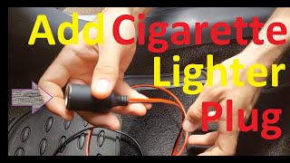 How To Add A 12V Socket / Cigarette Lighter To A Car !!!!