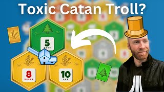 Catan Pro Plays STACKED 2:1 Port Game Against Toxic Troll