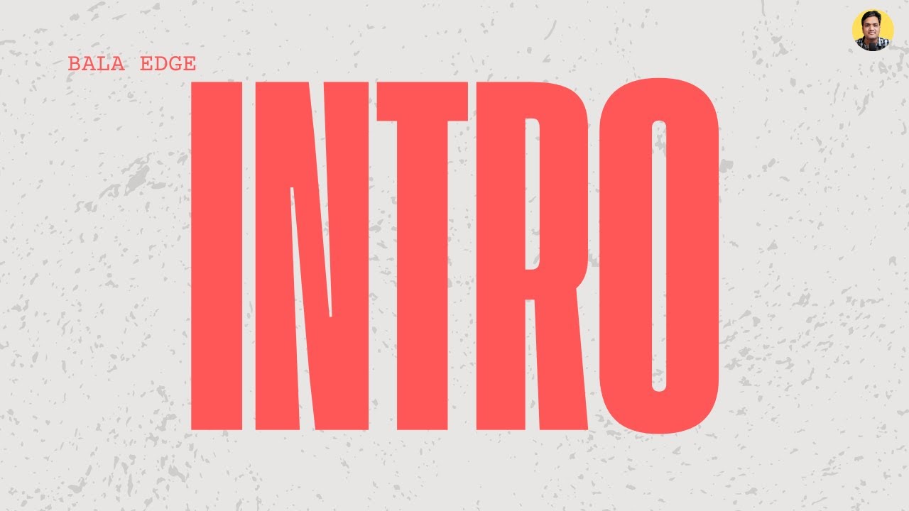 🔥 Bala Edge Intro (in English) – Finance, Tech & Business in 11 Secs!