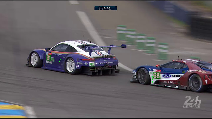 Bataille épique en LMGTE Pro entre Porsche et Ford - 24 Heures du Mans