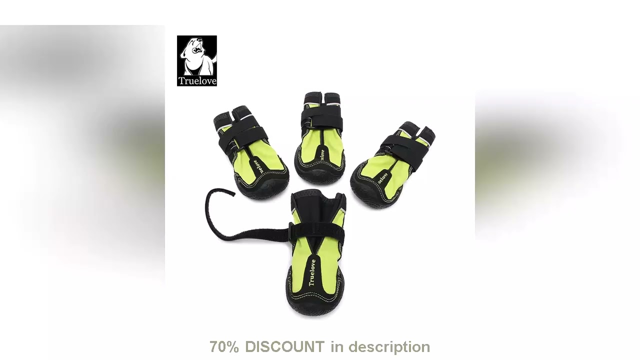 Best Products You Should Know! Truelove Pet Shoes Boots Water-resistant Dogs with Reflective Rugg