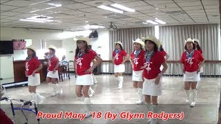 Proud Mary 18Line Dance By Glynn Rodgerspony Line Dance Group Charity Performance寶麗團隊排舞益演光榮瑪麗號