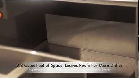 Hypotheory HTWD24 24" Warming Drawer Official Video