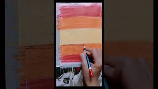 from blank to sunset 🌆 #shorts #painting #art #pistalcolour #asthetic #satisfying #creative #viral