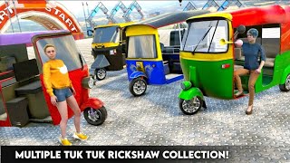 Tuk-Tuk Rickshaw 3D Stunts :Mega Ramps Stunts Free Driving Game Play Androit #01 Video screenshot 2