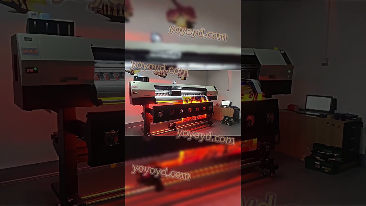 ECO SOLVENT PRINTER 1901-X2 i3200 1.9meter Inkjet printer