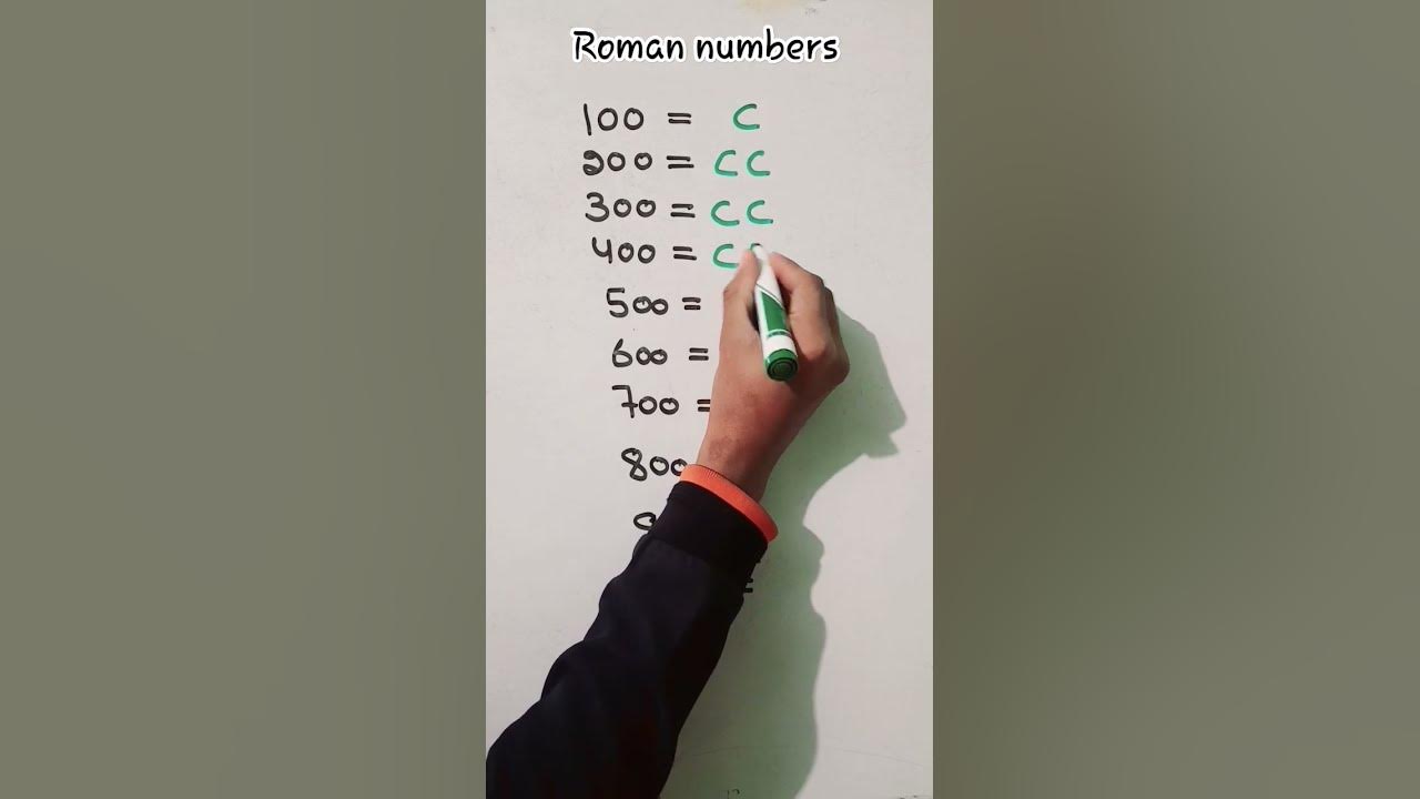 roman-numbers-100-to-1000-you-must-know-this-viral-youtubeshorts