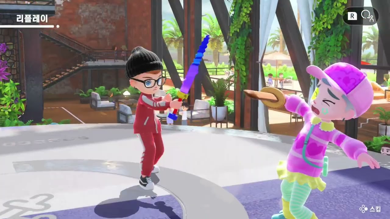 닌텐도 스위치 스포츠 검술 3종류 검 플레이