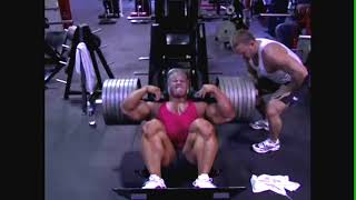 Jay Cutler's Training Leg Press Correctly
