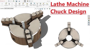 ✅How to Design Lathe Chuck in Solidworks | Solidworks Assembly Tutorial