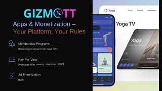 Launch Your Own Streaming App | Gizmott OTT Platform