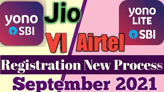 YONO SBI new Registration Process 2021 | JIO Vi Airtel sim Registration in YONO | SB001 error