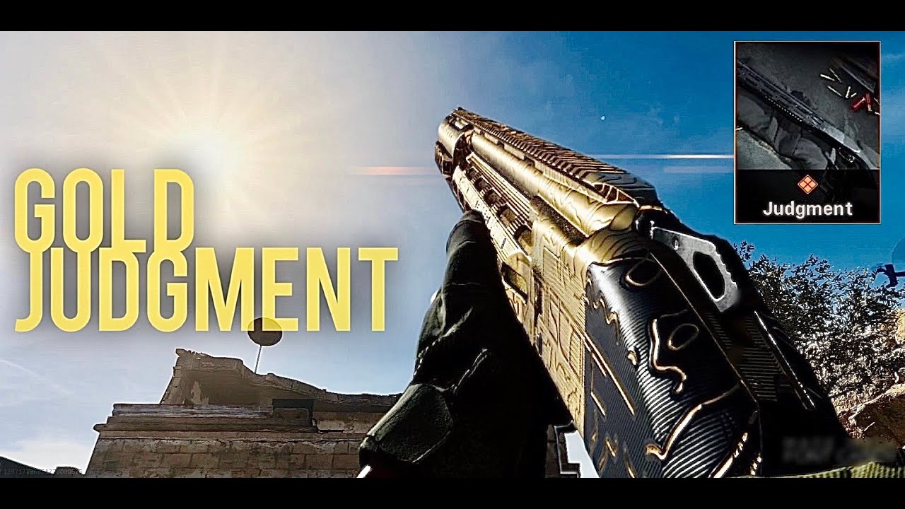 GOLD JUDGMENT - 725 Shotgun EPIC Variant | (COD: Modern Warfare) - YouTube